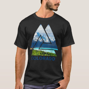 Colorado Natur Vintage Rocky Mountains Wandern Cam T-Shirt