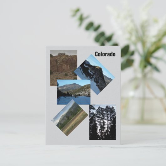 Colorado Nature Postcard Postkarte (Stehend Vorderseite)