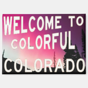 Colorado Nordlicht Glocken Magnet