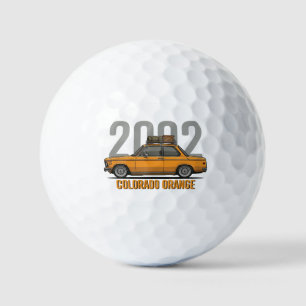 Colorado Orange BMW 2002 Vintage BMW Golfball