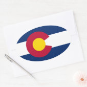 Colorado Ovaler Aufkleber (Umschlag)