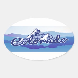 Colorado Ovaler Aufkleber