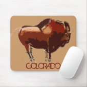 Colorado Painted Bison Mouse Pad Mousepad (Mit Mouse)