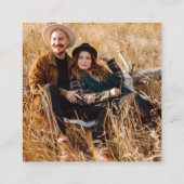 Colorado Passport Wedding QR Begleitkarte (Rückseite)