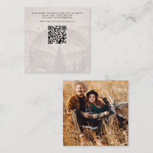 Colorado Passport Wedding QR Begleitkarte