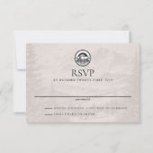 Colorado Passport Wedding RSVP Card (Vorderseite)