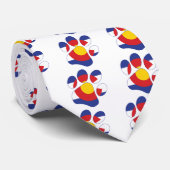 Colorado Paw Prints Krawatte (Gerollt)