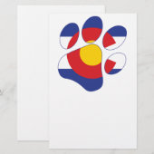 Colorado Paws Briefpapier (Vorne/Hinten)