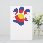 Colorado Paws Briefpapier (Stehend Vorderseite)