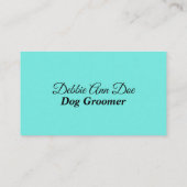 Colorado Paws Illusion Business Cards Visitenkarte (Rückseite)