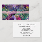 Colorado Peacock Business Cards Visitenkarte (Vorne/Hinten)