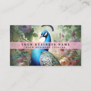Colorado Peacock Business Cards Visitenkarte
