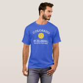 Colorado Pickleball Club Partner Name Custom T-Shirt (Vorne ganz)