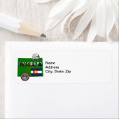 Colorado Picture Text, Flag, Siegel, Quarter, Kart (Insitu)