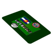 Colorado Picture Text, Flag, Siegel, Quarter, Kart Magnet (Rechte Seite)
