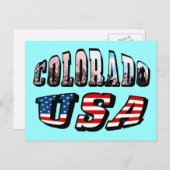 Colorado Picture und USA Text Postkarte (Vorne/Hinten)