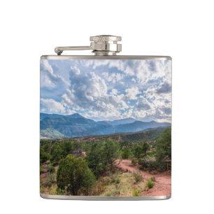 Colorado Pikes Peak Abend Wandern Flachmann
