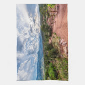 Colorado Pikes Peak Abend Wandern Geschirrtuch (Vertikal)