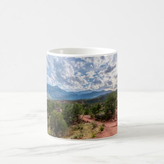 Colorado Pikes Peak Abend Wandern Kaffeetasse (Mittel)