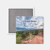 Colorado Pikes Peak Abend Wandern Magnet (Vorderseite/Rückseite)