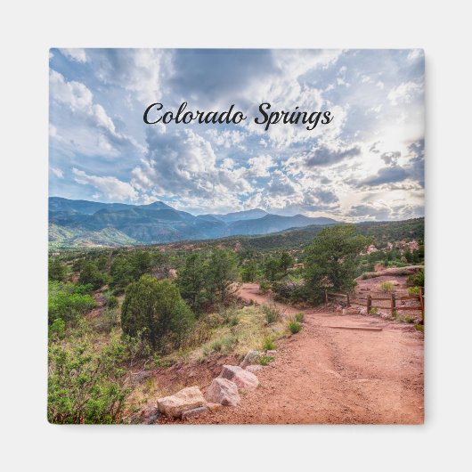 Colorado Pikes Peak Abend Wandern Magnet (Vorne)