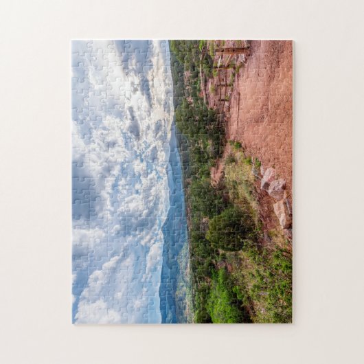 Colorado Pikes Peak Abend Wandern Puzzle (Vertikal)