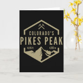 Colorado Pikes Peak  Karte (Gelbe Blume)