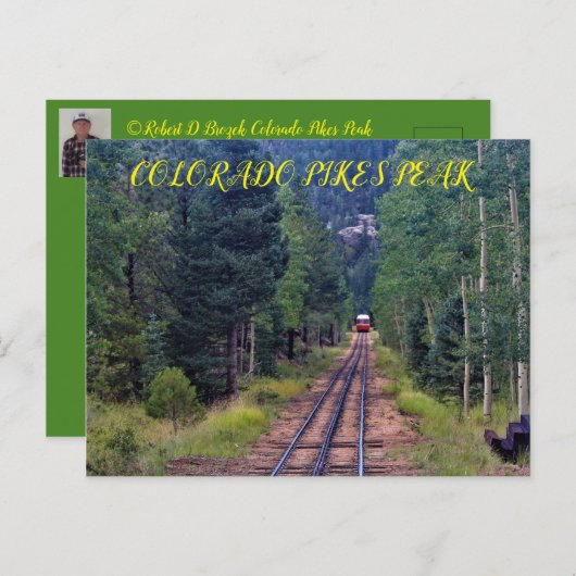 Colorado Pikes Peak POST CARD Postkarte (Vorne/Hinten)