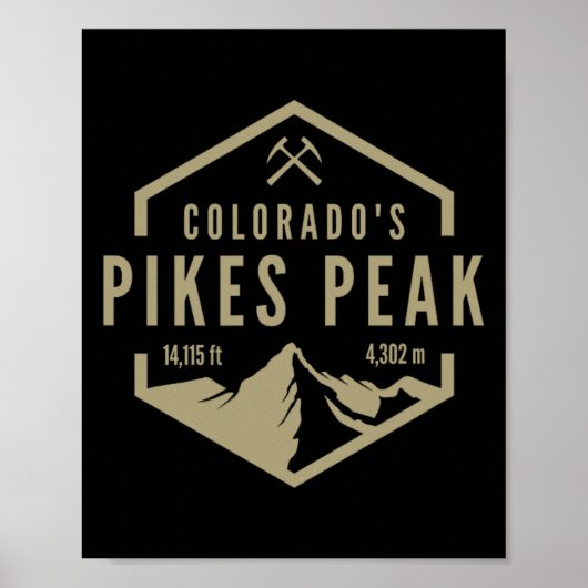 Colorado Pikes Peak Poster (Vorne)