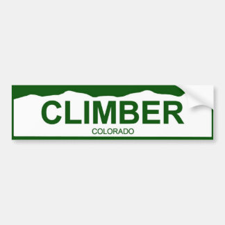 Colorado-Platte neu - BERGSTEIGER Autoaufkleber