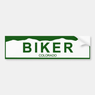 Colorado-Platte neu - RADFAHRER Autoaufkleber