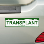 Colorado-Platte neu - TRANSPLANTATION Autoaufkleber (Auf Auto)