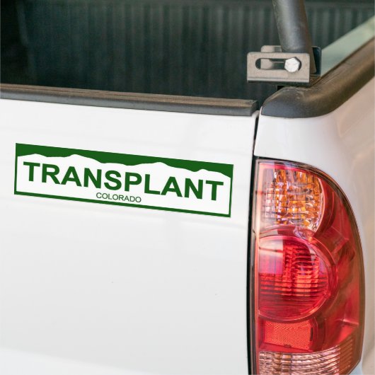 Colorado-Platte neu - TRANSPLANTATION Autoaufkleber (Auf Lkw)
