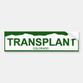 Colorado-Platte neu - TRANSPLANTATION Autoaufkleber (Vorne)