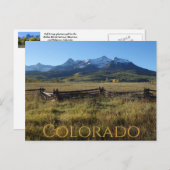 Colorado Postcard Postkarte (Vorne/Hinten)