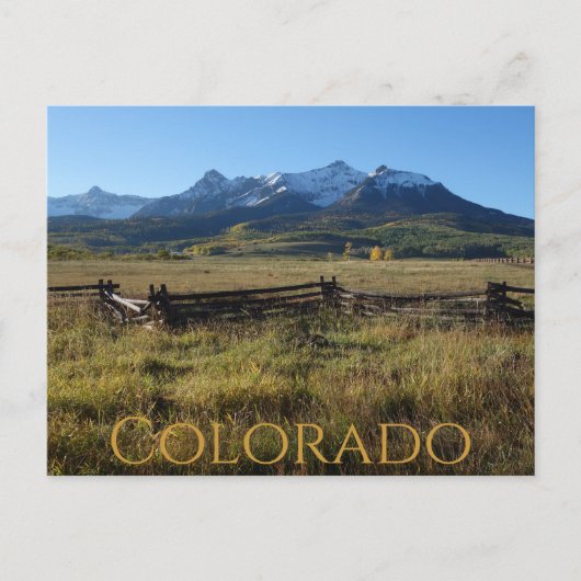 Colorado Postcard Postkarte (Vorderseite)