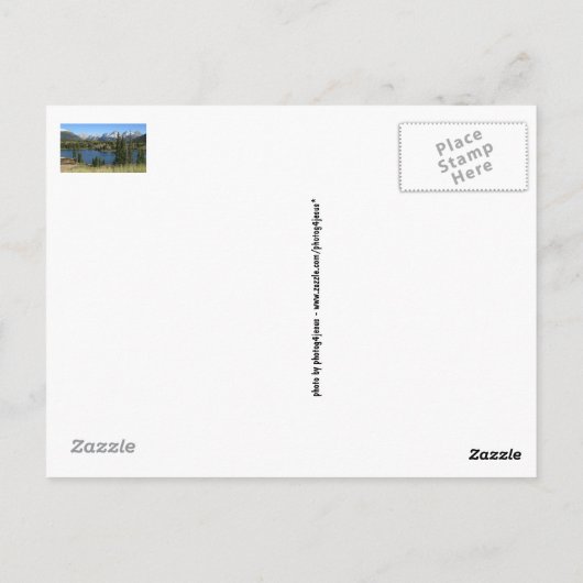 Colorado Postcard Postkarte (Rückseite)