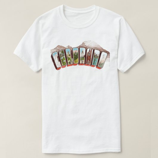 Colorado Postcard T-Shirt (Design vorne)