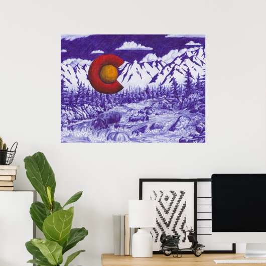 Colorado Poster (Heimbüro)
