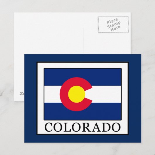 Colorado Postkarte (Vorne/Hinten)
