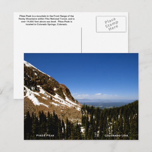 Colorado Postkarte (Vorne/Hinten)