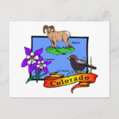 Colorado Postkarte (Vorderseite)