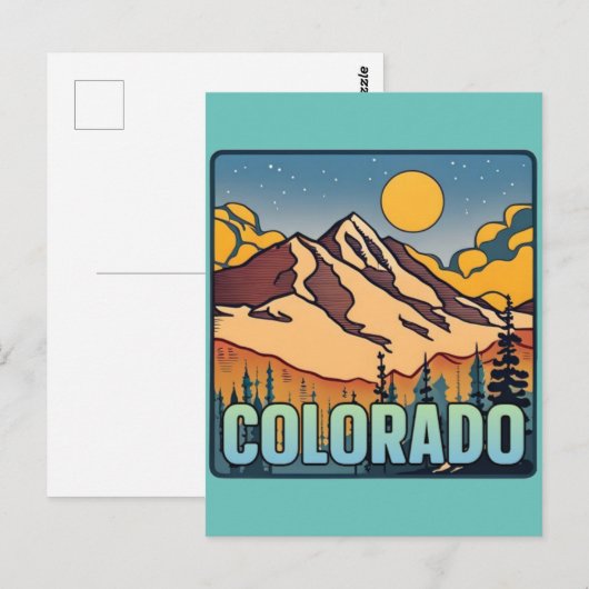 Colorado Postkarte (Vorne/Hinten)