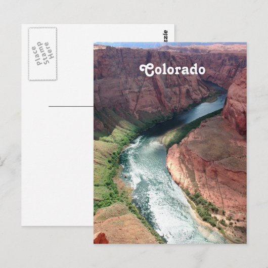 Colorado Postkarte (Vorne/Hinten)