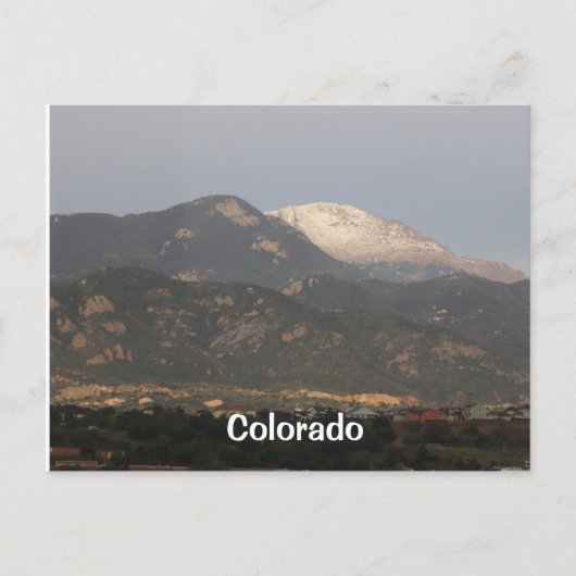 Colorado Postkarte (Vorderseite)