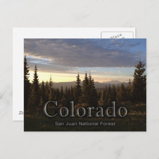 Colorado Postkarte (Vorne/Hinten)