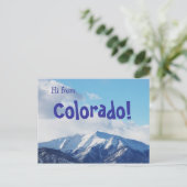 Colorado! Postkarte (Stehend Vorderseite)