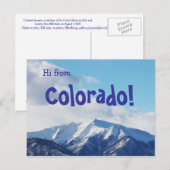 Colorado! Postkarte (Vorne/Hinten)