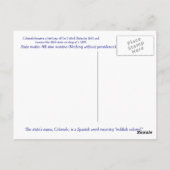 Colorado! Postkarte (Rückseite)