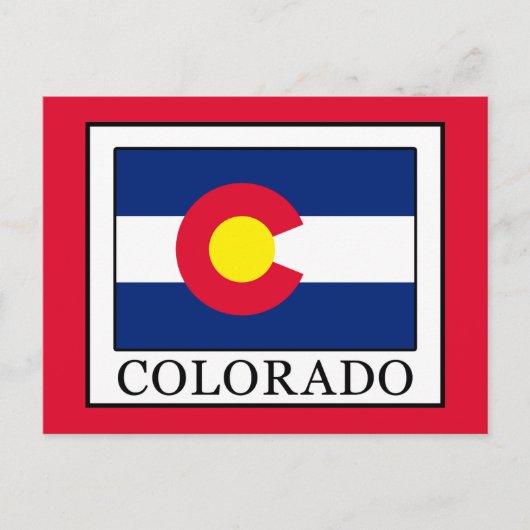 Colorado Postkarte (Vorderseite)